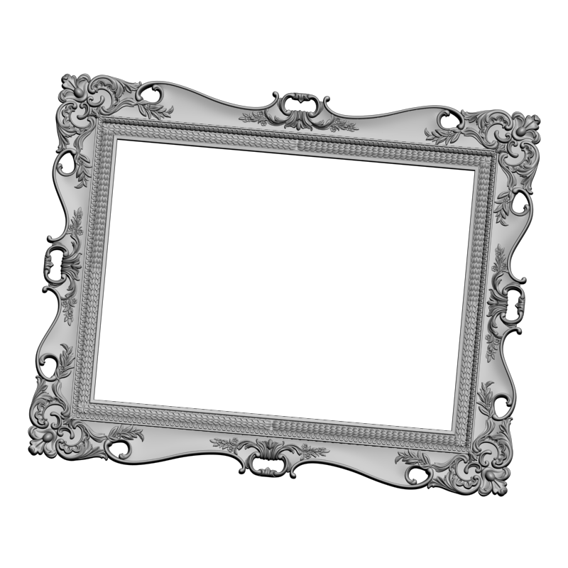 картинка Рама резная D14-464 3D-STL.COM