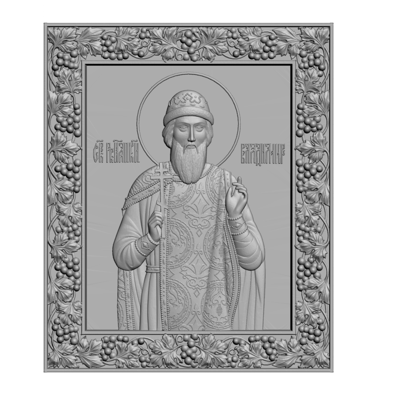 картинка Святой Владимир V3-472 3D-STL.COM