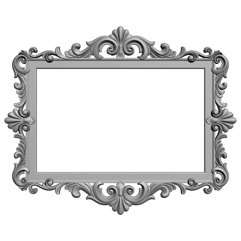 картинка Рама резная D14-443 3D-STL.COM