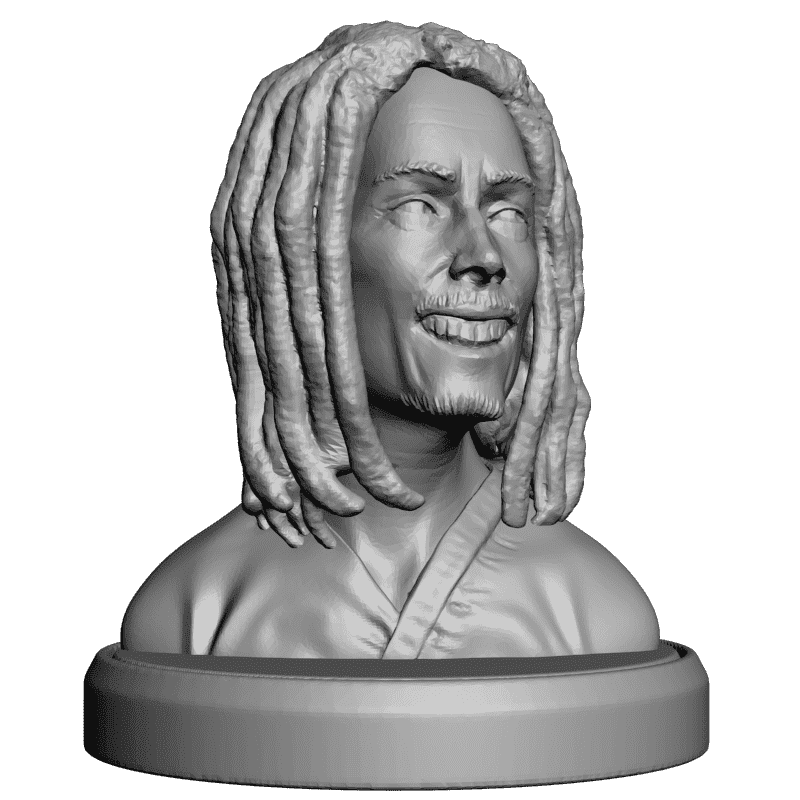 картинка Бюст Боба Марли L2-068 3D-STL.COM