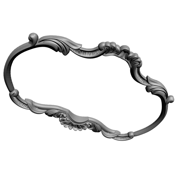 картинка Рама резная под зеркало D14-168 3D-STL.COM