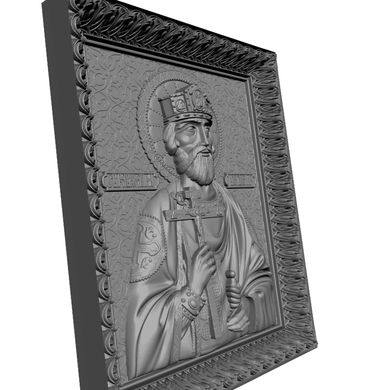 картинка Святой равноапостольнай князь Владимир V3-315 3D-STL.COM