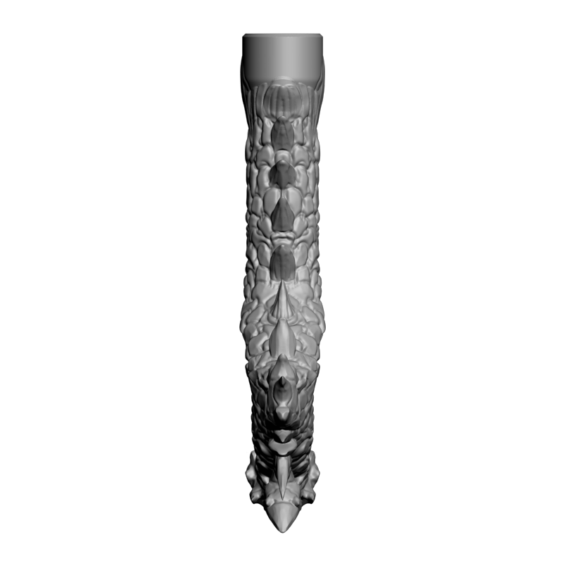 картинка Хук пуджа из игры дота2 в виде дракона PI1-581 3D-STL.COM