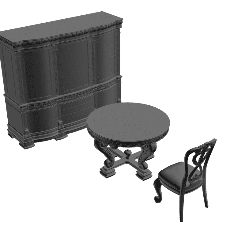 картинка Набор мебели M13-031 3D-STL.COM