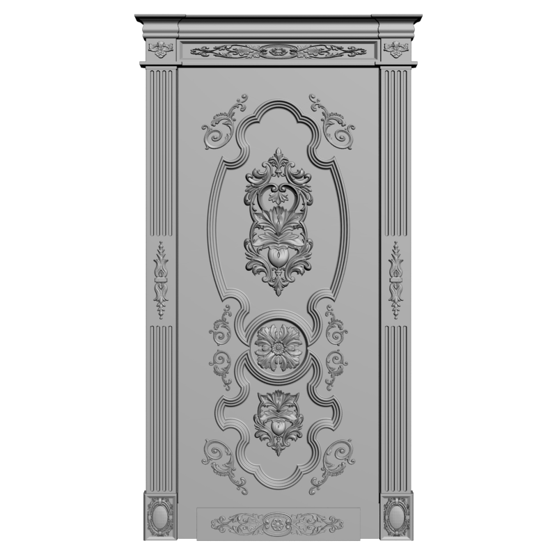 картинка Двери резные H3-056 3D-STL.COM