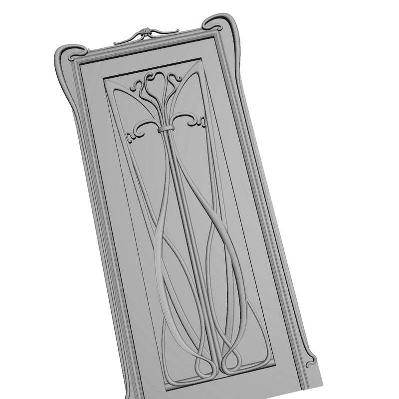 картинка Дверь резная H3-005 3D-STL.COM