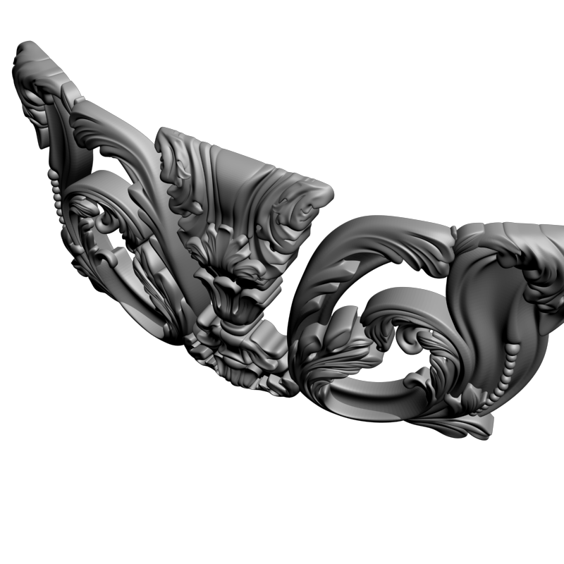 картинка Накладка декоративная D10-372 3D-STL.COM