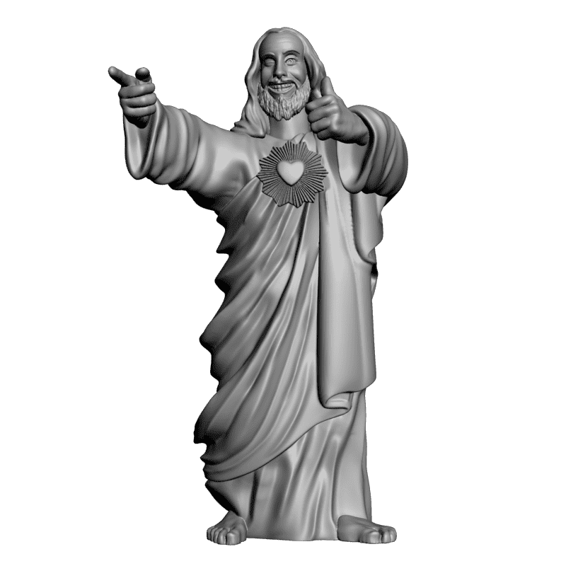 картинка Иисус-Смешно V9-084 3D-STL.COM
