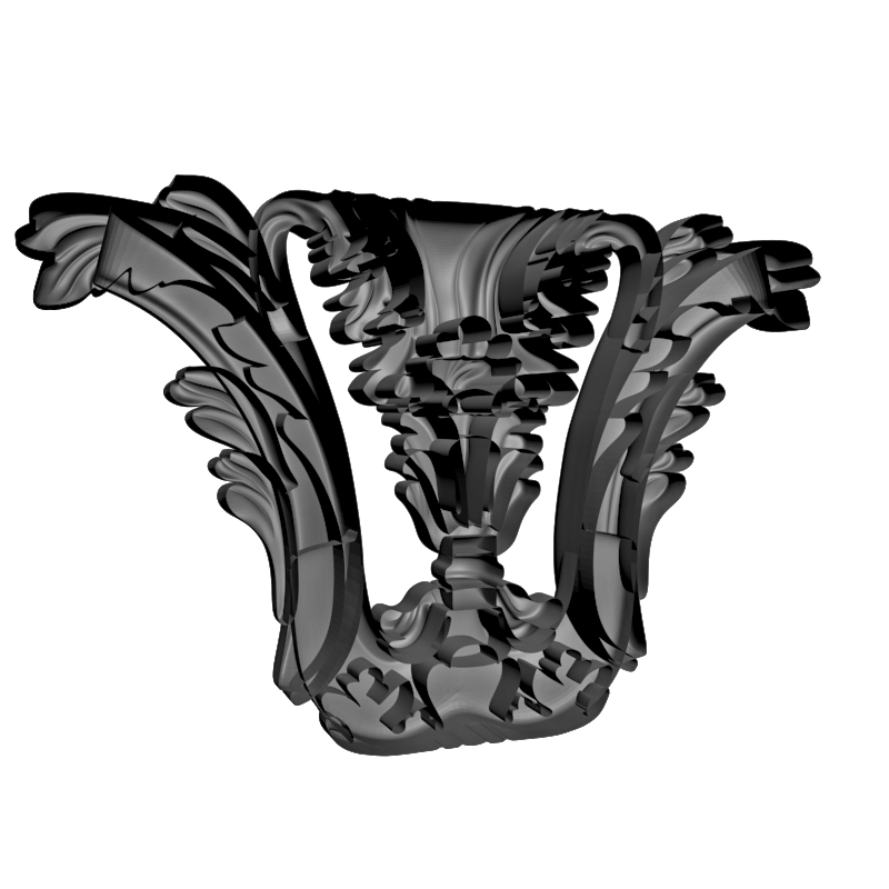 картинка Накладка декоративная рамная D10-402 3D-STL.COM
