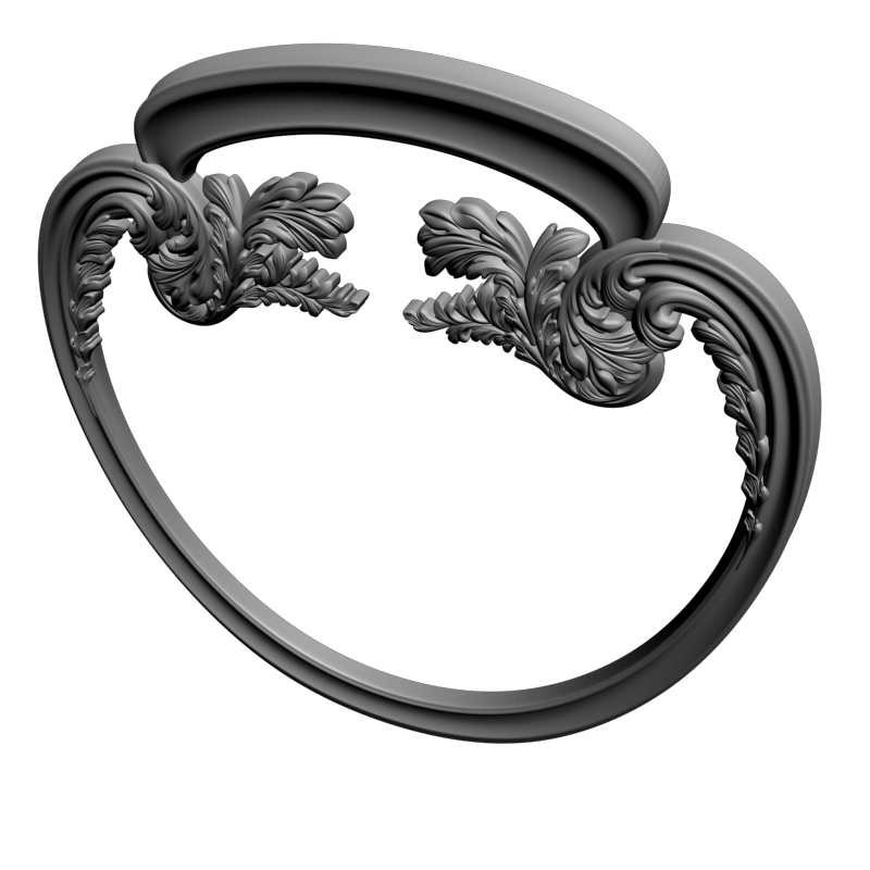 картинка Накладка декоративная D10-366 3D-STL.COM