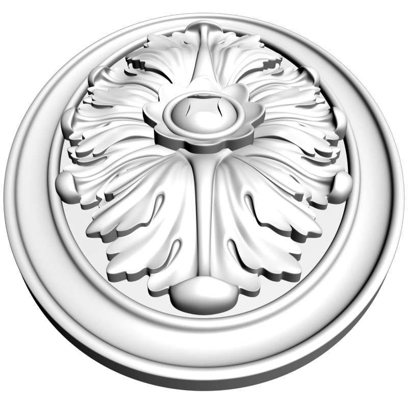 картинка Розетка резная D16-303 3D-STL.COM