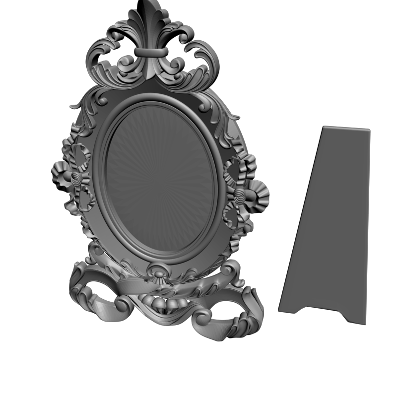 картинка Рамка резная D14-624 3D-STL.COM