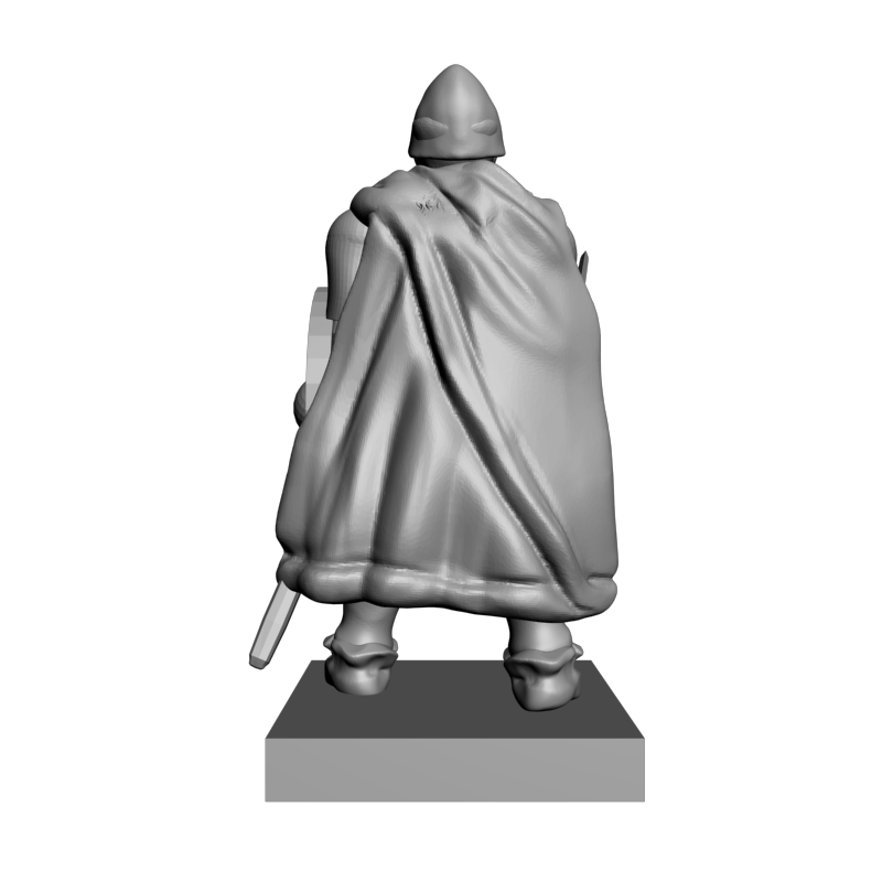 картинка Средневековый воин L3-424 3D-STL.COM