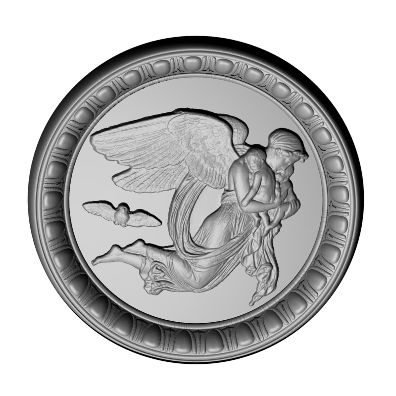 картинка Ангел V1-073 3D-STL.COM