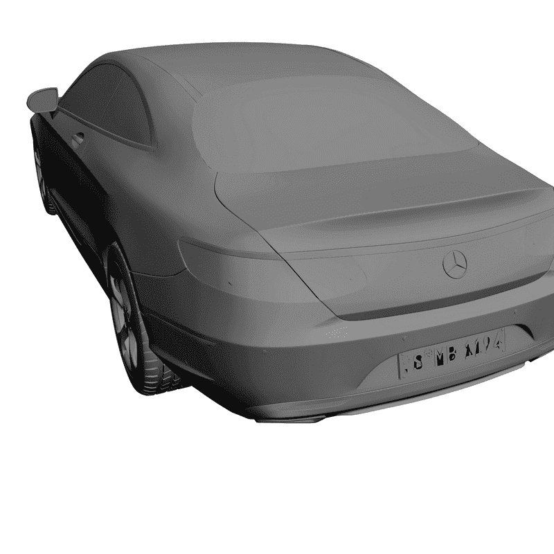 картинка Авто Mercedes Benz S Class Coupe RT3-010 3D-STL.COM