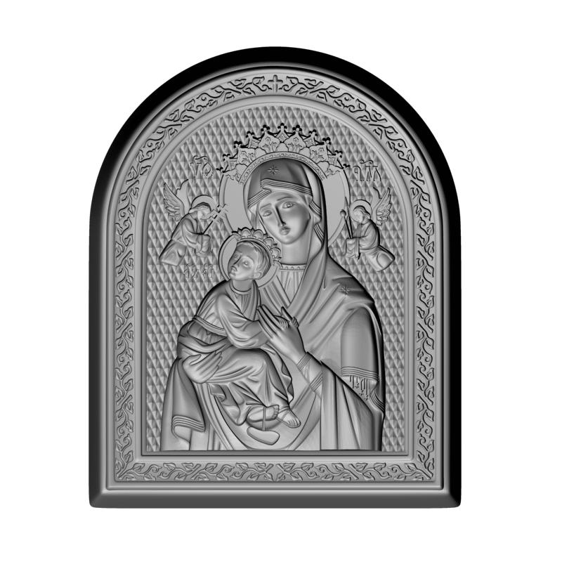 картинка Иикона «СТРАСТНАЯ» икона божией матери V3-509 3D-STL.COM