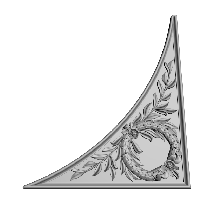картинка Угловой элемент D19-064 3D-STL.COM