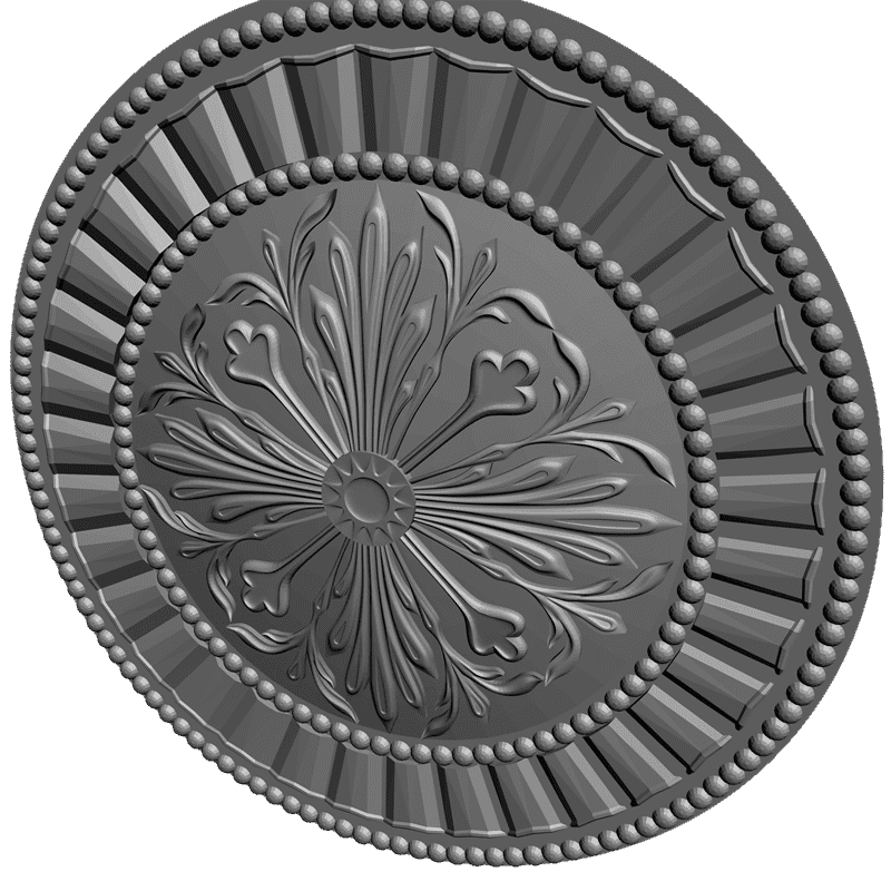 картинка Розетка резная D16-096 3D-STL.COM