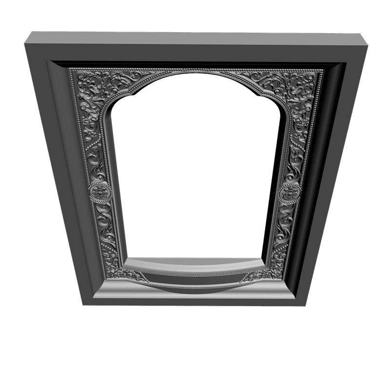 картинка Рама резная ждя иконы D14-171 3D-STL.COM