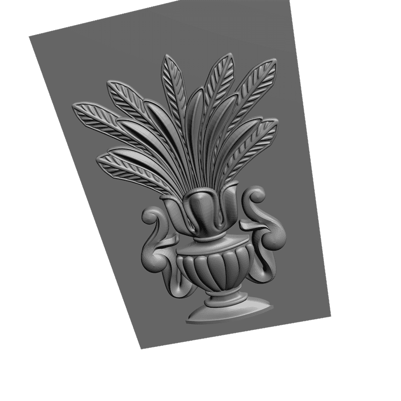 картинка Накладка резная D10-013 3D-STL.COM