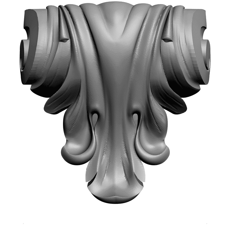 картинка Кронштейн резной D9-005 3D-STL.COM