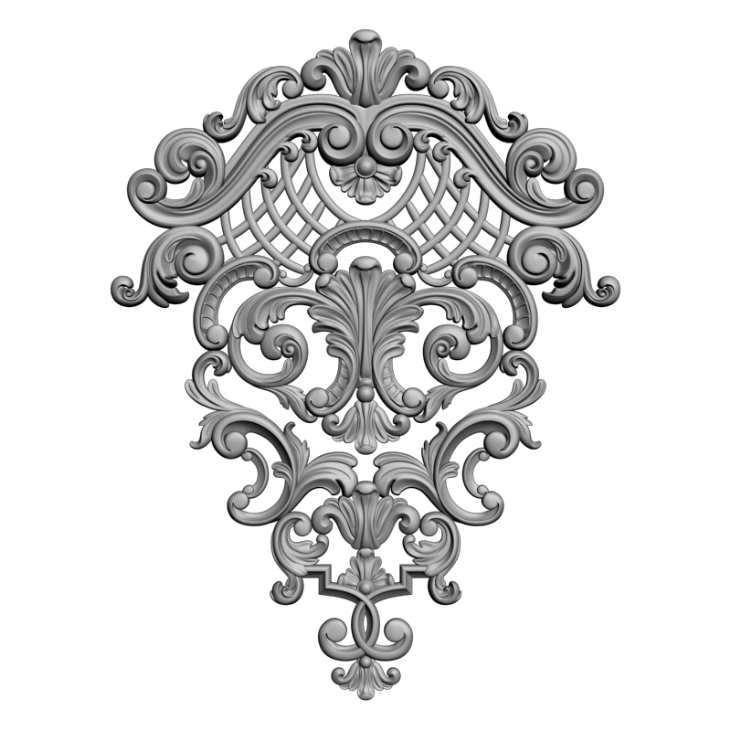 картинка Накладка декоративная D10-360 3D-STL.COM