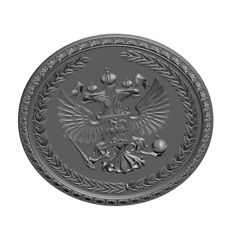 картинка Герб России RG1-095 3D-STL.COM