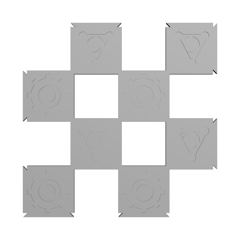 картинка Шахматы Роботы PI3-130 3D-STL.COM
