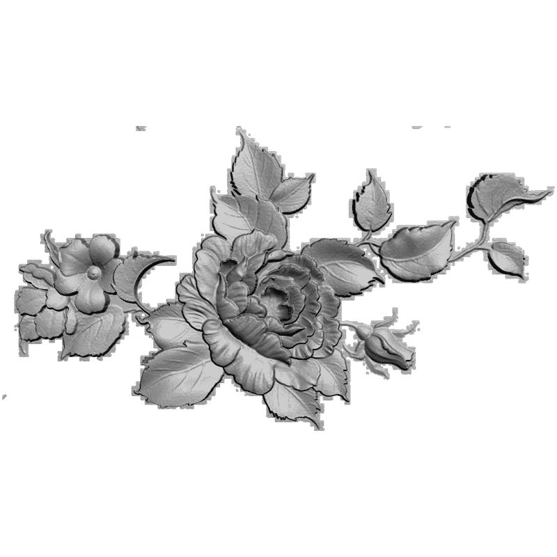 картинка Цветы F4-057 3D-STL.COM