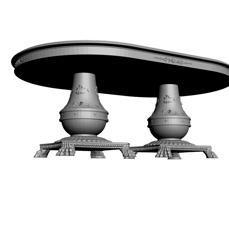 картинка Стол овальный M8-020 3D-STL.COM