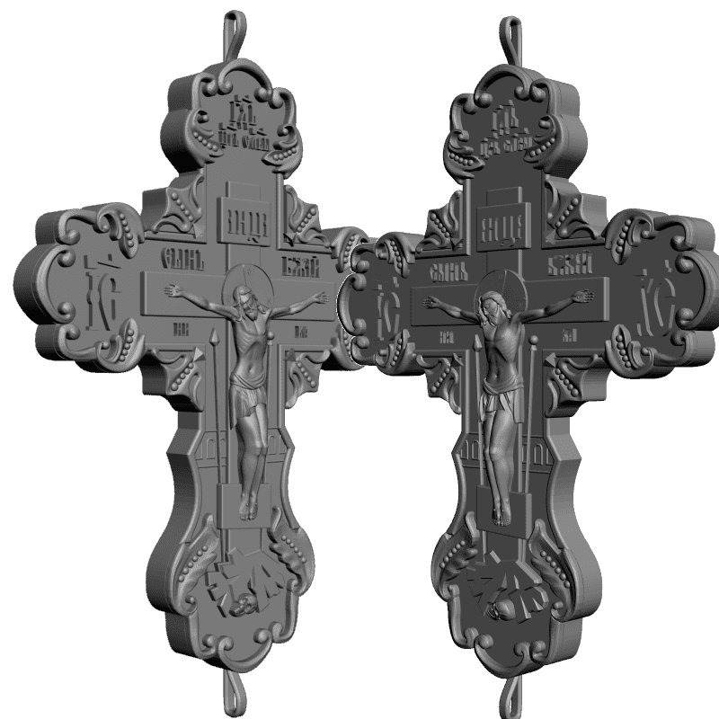 картинка Крестик RY4-052 3D-STL.COM