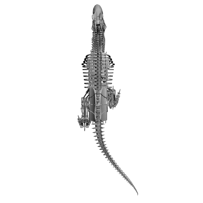 картинка Динозавр T-REX x4 F6-057 3D-STL.COM