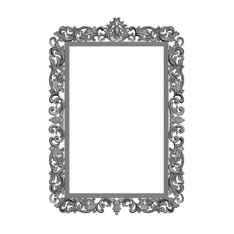 картинка Рама резная D14-486 3D-STL.COM