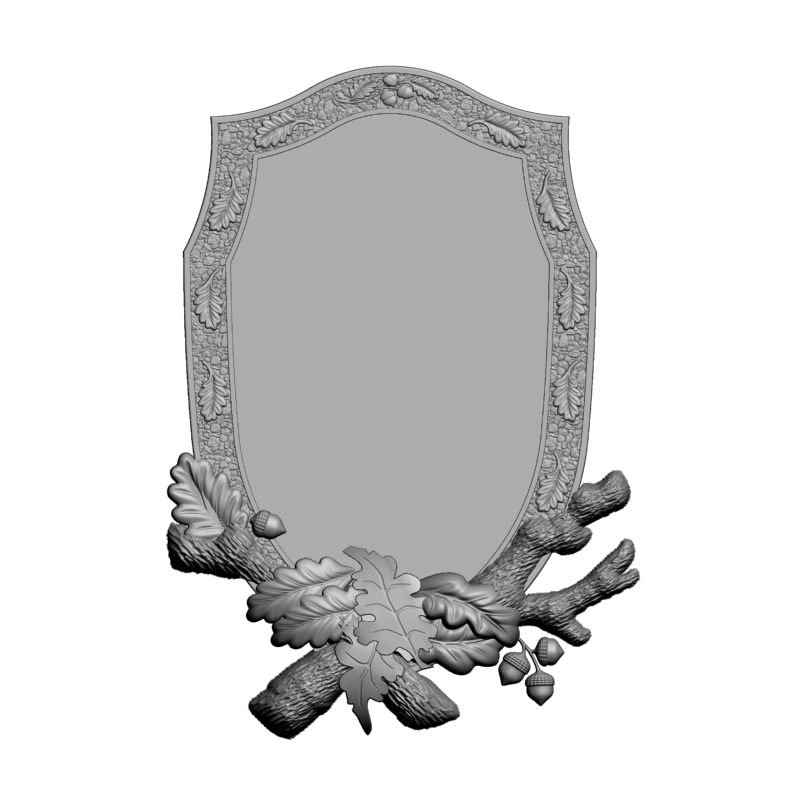 картинка Рама резная D14-562 3D-STL.COM