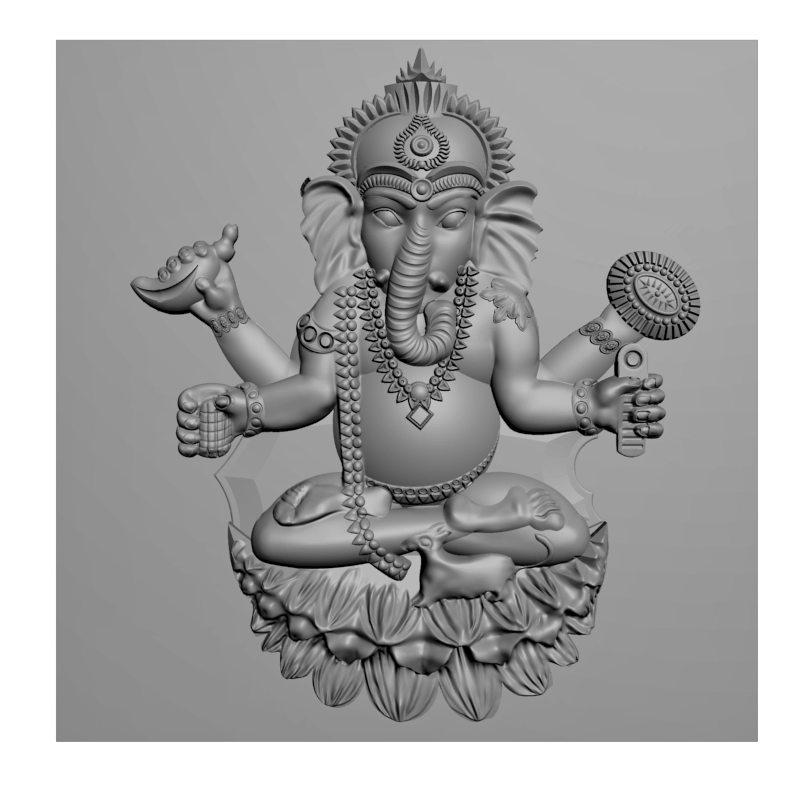 картинка Индийская тематика Ганеша V9-144 3D-STL.COM