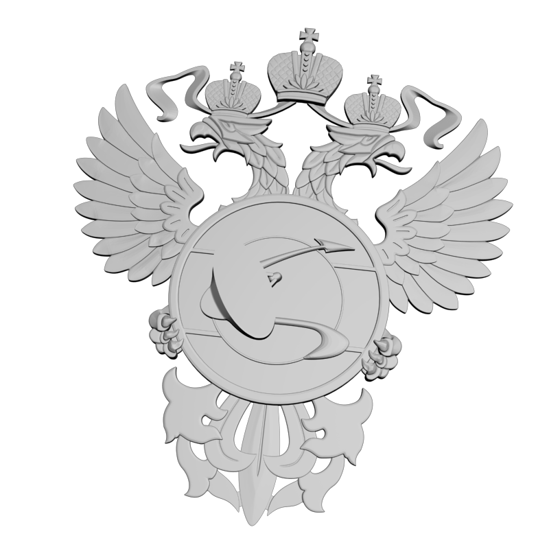 картинка Геральдические орлы RG1-116 3D-STL.COM
