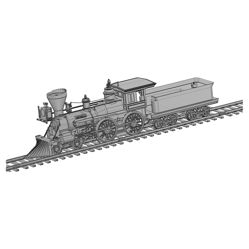 картинка Паровоз RT3-002 3D-STL.COM