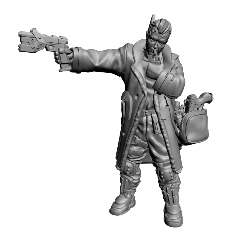 картинка Морган Черный PI1-472 3D-STL.COM