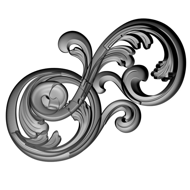 картинка Элемент декора D10-506 3D-STL.COM