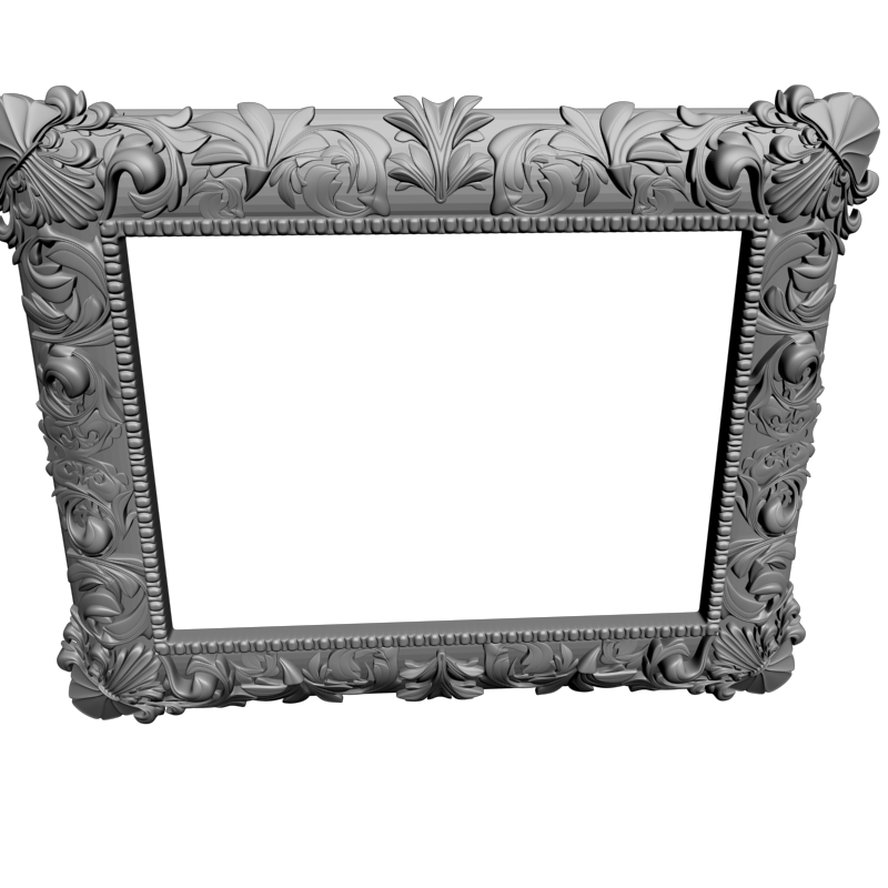 картинка Рама резная D14-525 3D-STL.COM