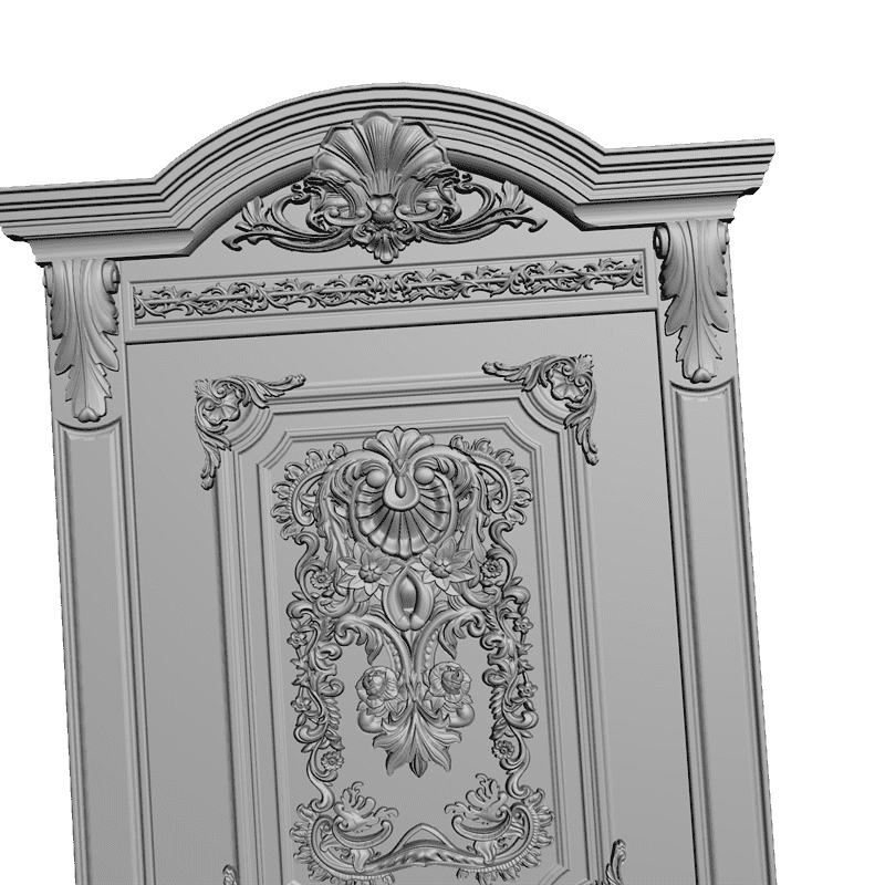 картинка Дверь резная H3-024 3D-STL.COM