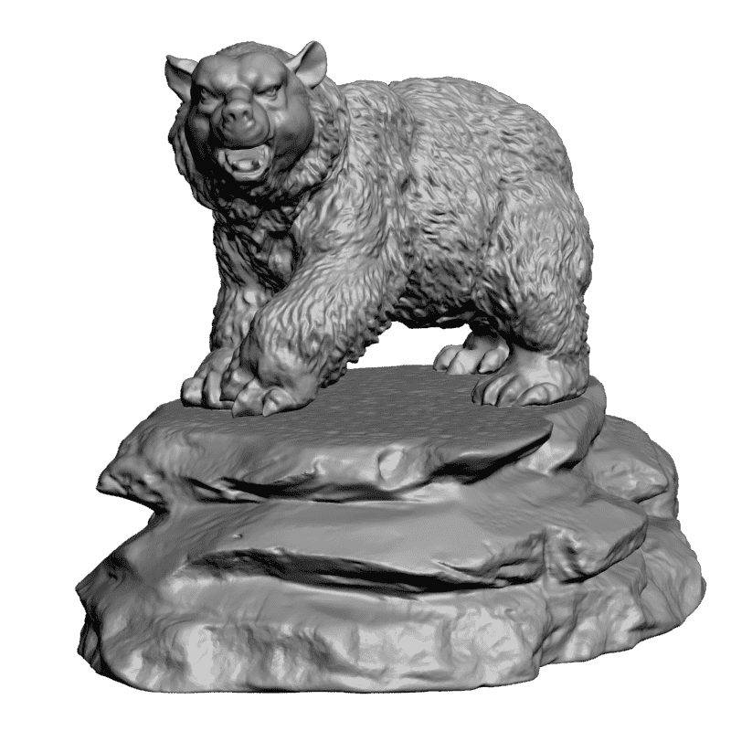 картинка Медведь F1-182 3D-STL.COM