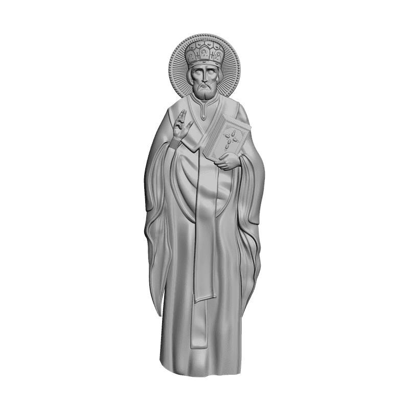 картинка Николай Чудотворец V6-021 3D-STL.COM