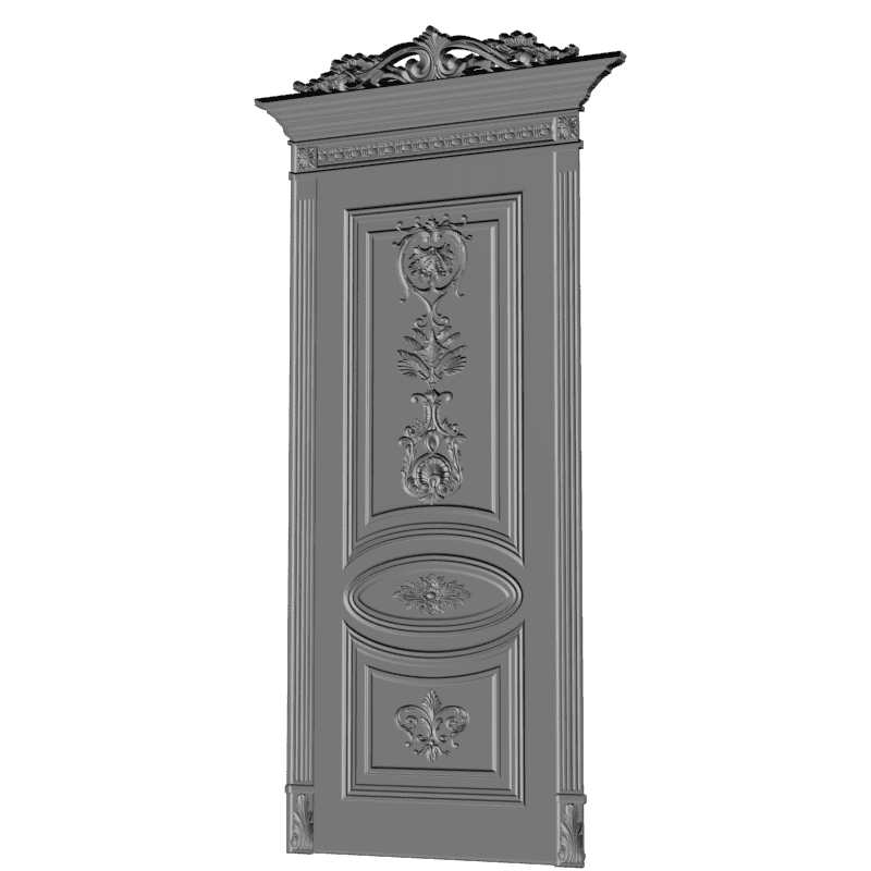 картинка Двери резные H3-069 3D-STL.COM