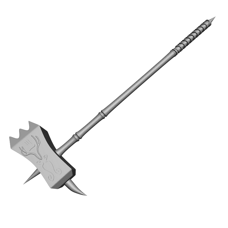 картинка Боевой молот RO3-010 3D-STL.COM