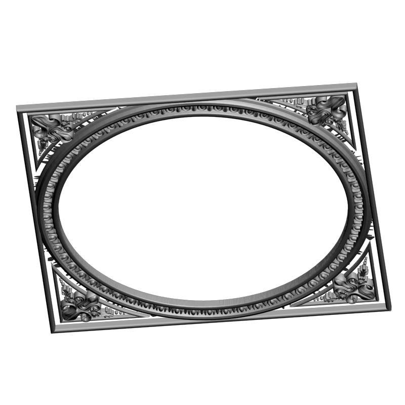 картинка Рама резная D14-559 3D-STL.COM