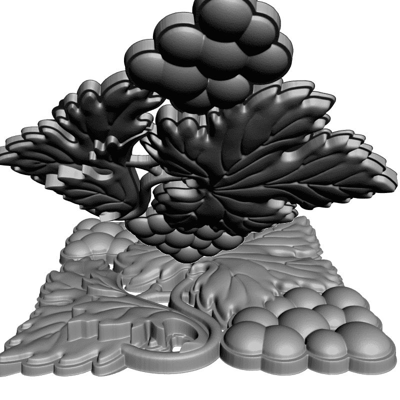 картинка Розетка Вмноград D16-281 3D-STL.COM