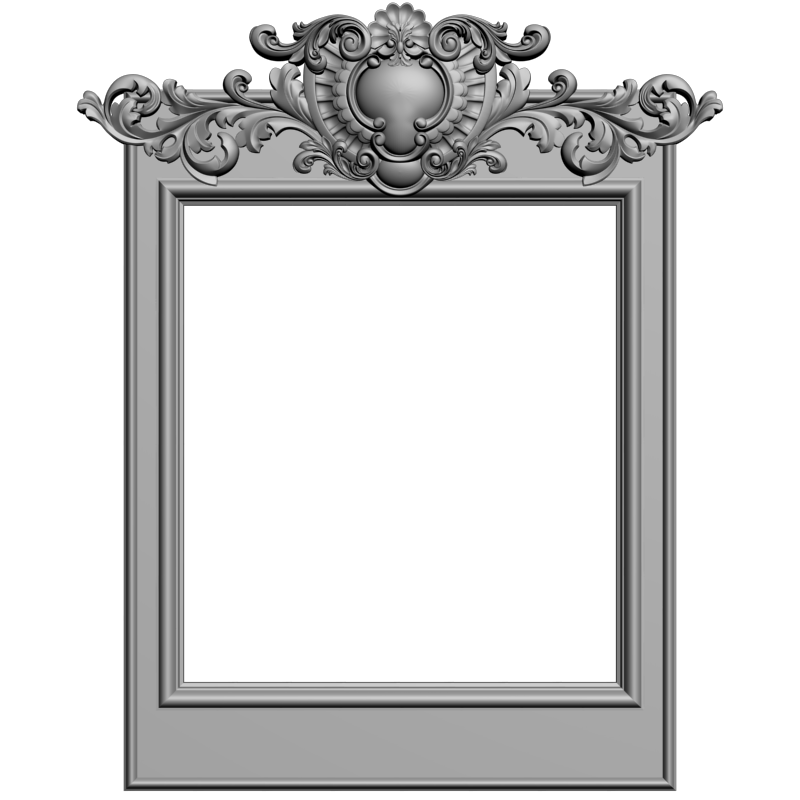 картинка Квадратная рама D14-376 3D-STL.COM