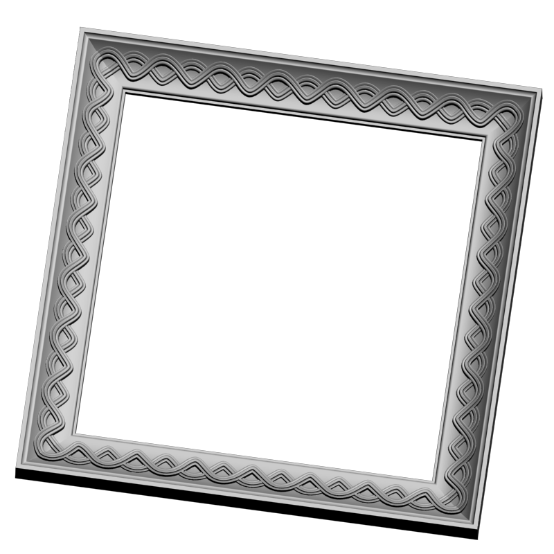 картинка Рамка резная D14-581 3D-STL.COM