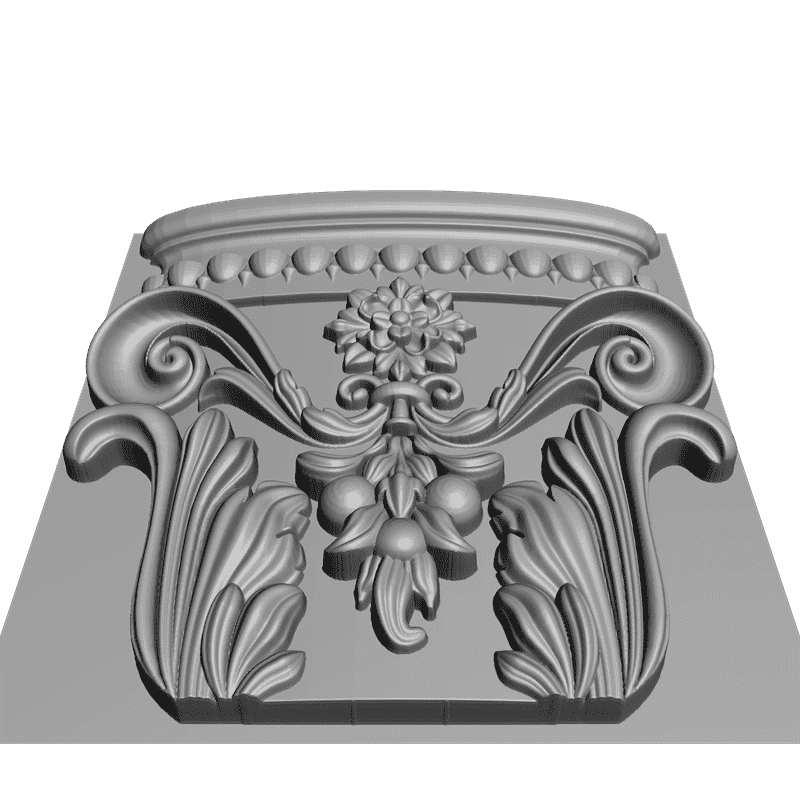 картинка Кронштейн резной D9-125 3D-STL.COM